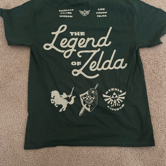Zelda Green Graphic T-Shirt - Picture 6 of 6